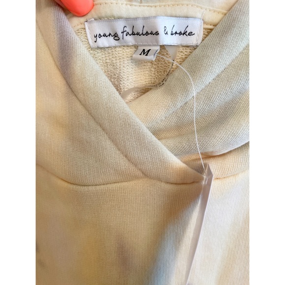 **SOLD** NWT Young Fabulous & Broke hoodie sz M - Picture 2 of 5